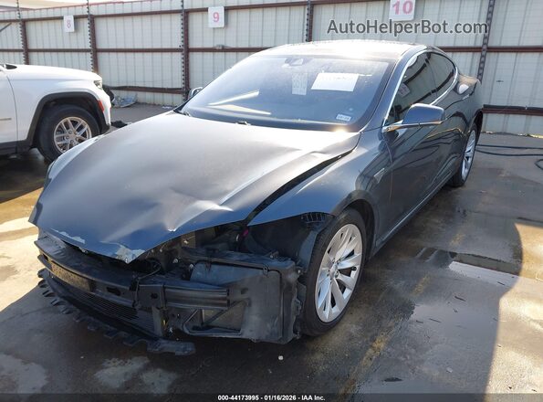 5YJSA1E28GF150455 2016 TESLA MODEL S Серый Передняя левая четверть