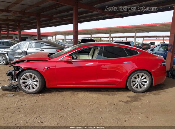 5YJSA1E2XJF295598 2018 TESLA MODEL S Красный Панорамный вид салона 360°
