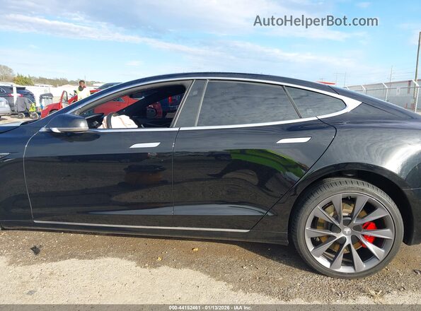 5YJSA1E45LF412055 2020 TESLA MODEL S Black Widok wnętrza 360 stopni