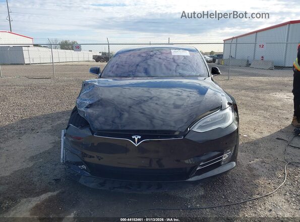 5YJSA1E45LF412055 2020 TESLA MODEL S Black Widok zestawu wskaźników