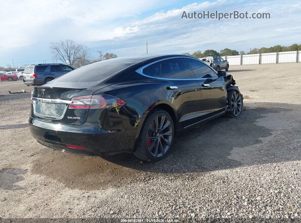 5YJSA1E45LF412055 2020 TESLA MODEL S Black Tył prawy
