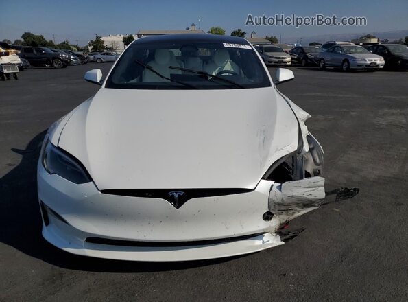 5YJSA1E51RF544389 2024 TESLA MODEL S Белый Вид сзади