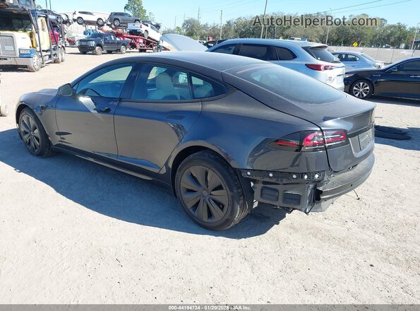 5YJSA1E51SF551817 2025 TESLA MODEL S Черный Задняя левая четверть