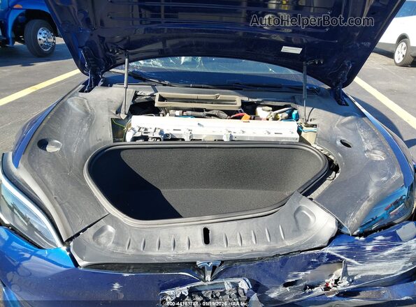 5YJSA1E53RF533457 2024 TESLA MODEL S Blue Widok z tyłu
