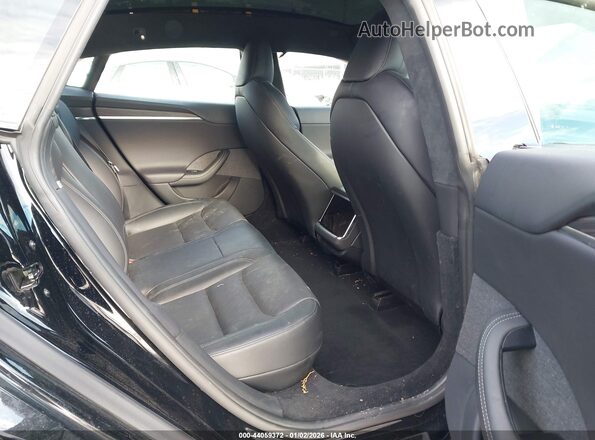 5YJSA1E54NF478284 2022 TESLA MODEL S Черный Вид наклейки с VIN-кодом