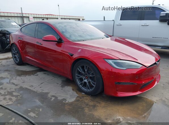5YJSA1E56RF532528 2024 TESLA MODEL S Red Delantero derecho