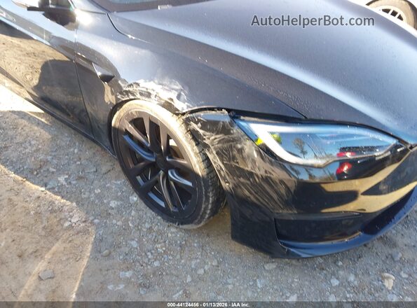5YJSA1E57NF486153 2022 TESLA MODEL S Black Vista frontal