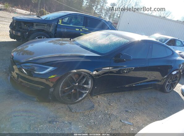 5YJSA1E57NF486153 2022 TESLA MODEL S Black Vista interior trasera