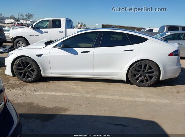 5YJSA1E5XMF438869 2021 TESLA MODEL S Белый Панорамный вид салона 360°