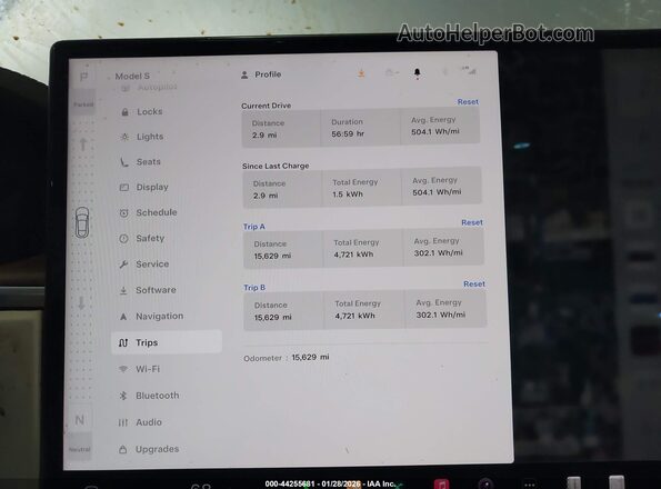 5YJSA1E5XRF547498 2024 TESLA MODEL S Серый Вид задних сидений