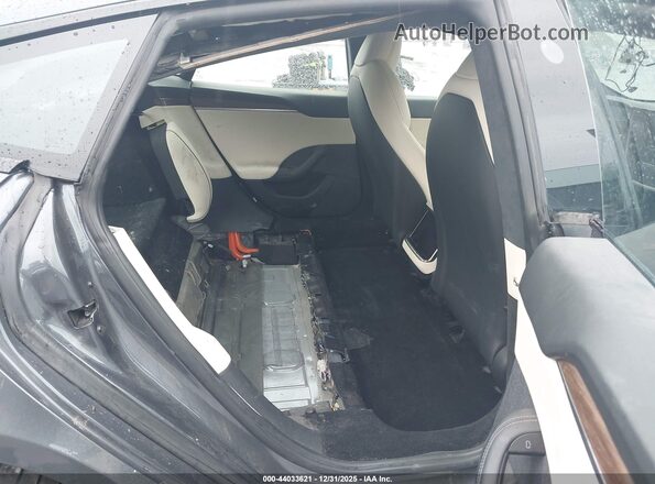 5YJSA1E64MF431084 2021 TESLA MODEL S Серый Вид наклейки с VIN-кодом