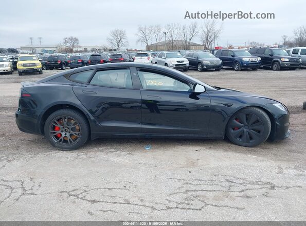 5YJSA1E67PF525271 2023 TESLA MODEL S Черный Вид щитка приборов