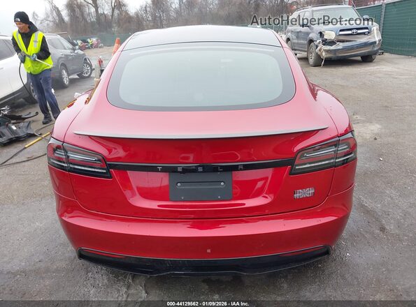 5YJSA1E69SF547975 2025 TESLA MODEL S Red 