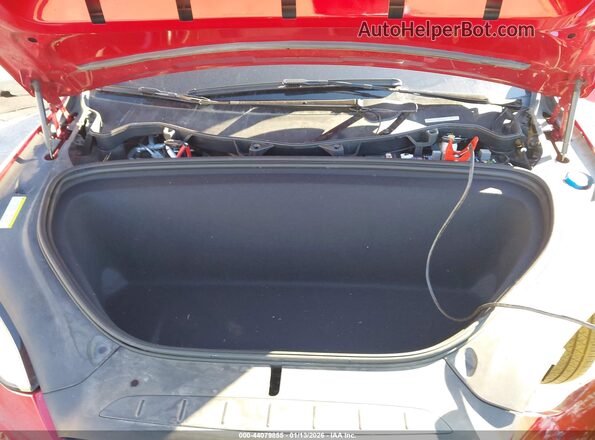 5YJXCBE25GF013298 2016 TESLA MODEL X Red Widok z tyłu