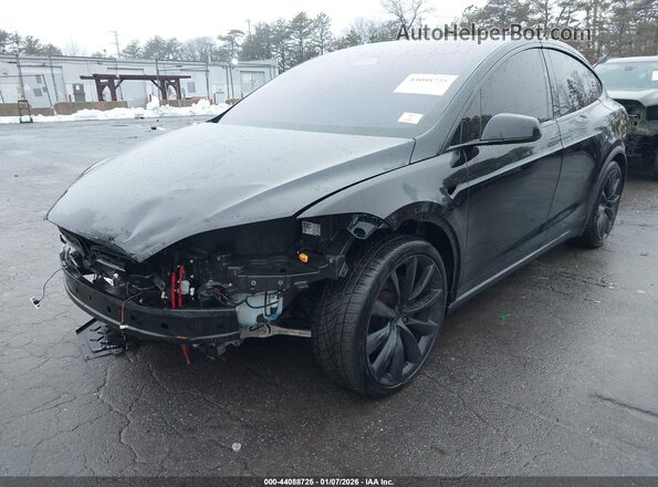 5YJXCBE26HF064875 2017 TESLA MODEL X Black Przód lewy
