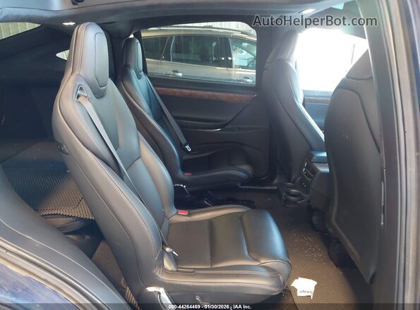 5YJXCBE28LF231083 2020 TESLA MODEL X Blue Vista de la etiqueta del VIN