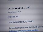 2020 Tesla Model X Long Range Dual Motor All-wheel Drive/long Range Plus Dual Motor All-wheel Drive Blue vin: 5YJXCBE28LF231083