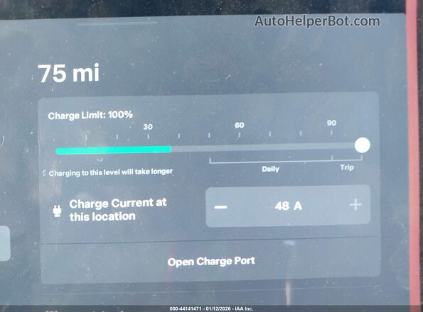 5YJXCBE2XGF008775 2016 TESLA MODEL X Белый 