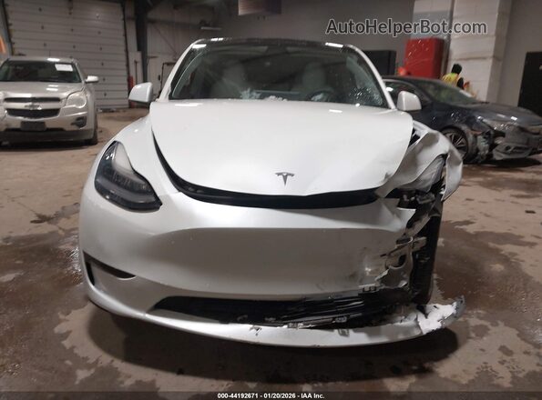 5YJYGAEEXMF186940 2021 TESLA MODEL Y White Вид панелі приладів