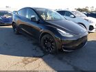2021 Tesla Model Y Long Range Dual Motor All-wheel Drive Black vin: 5YJYGDEE2MF108380