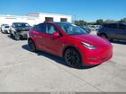 2020 Tesla Model Y Long Range Dual Motor All-wheel Drive Red vin: 5YJYGDEE3LF023613