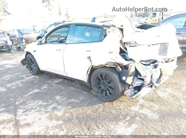 5YJYGDEE7MF207129 2021 TESLA MODEL Y White Задня ліва чверть