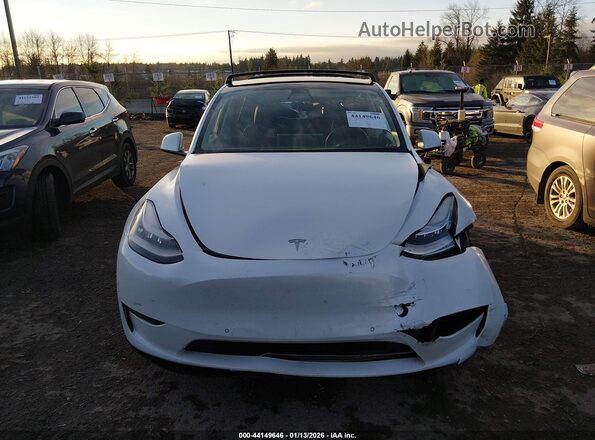 5YJYGDEE7MF207129 2021 TESLA MODEL Y White Вид панелі приладів
