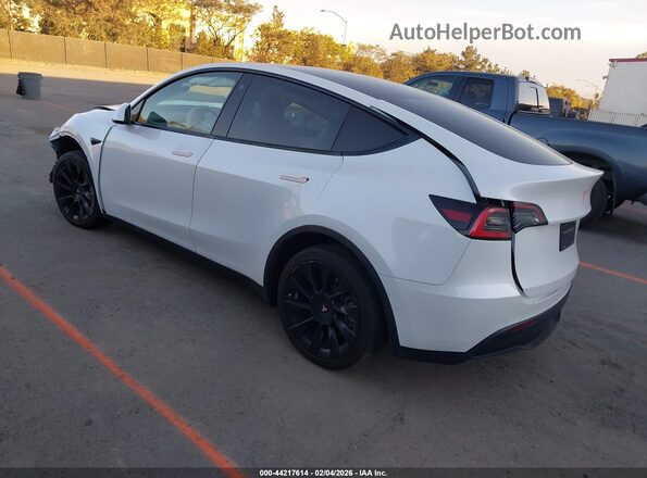 5YJYGDEE8MF140248 2021 TESLA MODEL Y White Задня ліва чверть