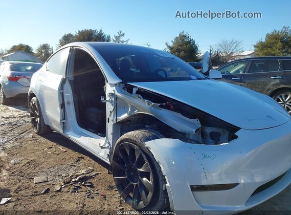5YJYGDEE9MF239399 2021 TESLA MODEL Y White Front view