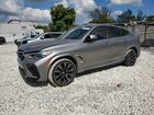 2022 Bmw X6 M Gray vin: 5YMCY0C01N9J65891