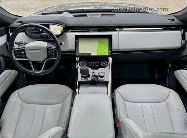 SAL1P9EU4PA135253 2023 LAND ROVER RANGE Черный Вид задней части салона