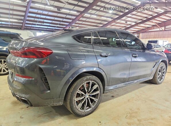 5UXCY8C06L9B21326 2020 BMW X6 Серый Передняя правая четверть
