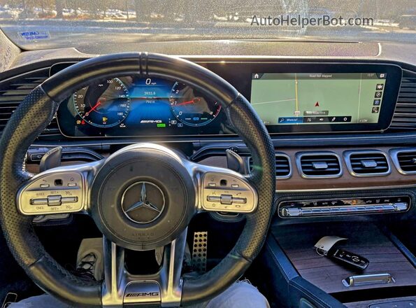 4JGFD6BB7MA354559 2021 MERCEDES-BENZ GLE-CLASS Серый Вид панели приборов
