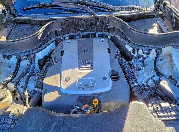 JN8CS1MW2HM411677 2017 INFINITI QX70 Белый Вид панели приборов