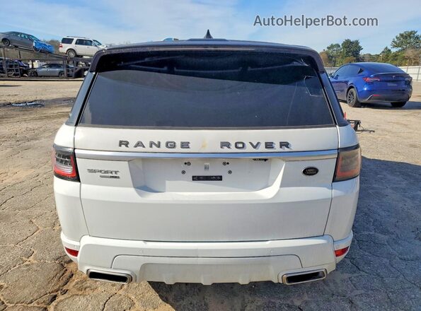 SALWR2RK0JA196591 2018 LAND ROVER RANGE ROVER White Widok wnętrza z przodu