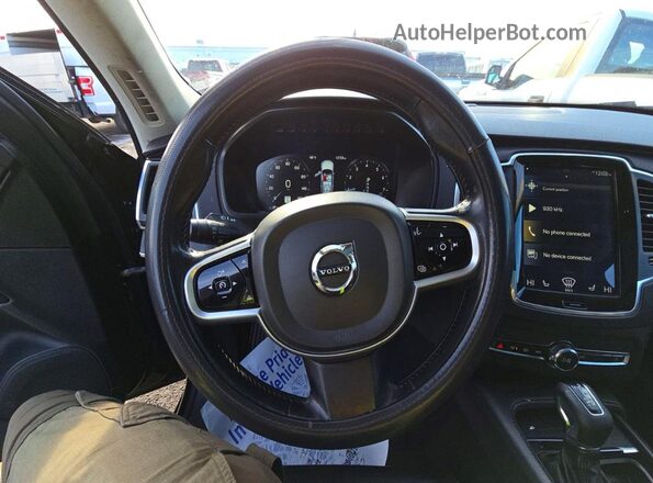 YV4102PK7L1611372 2020 VOLVO XC90 Black Widok komory silnika