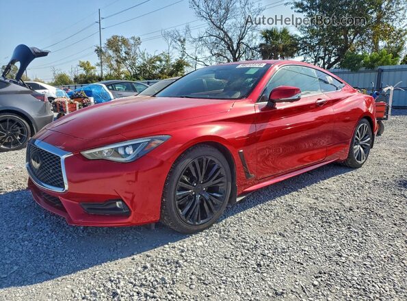 JN1EV7KK4MM411028 2021 INFINITI Q60 Красный Задняя левая четверть