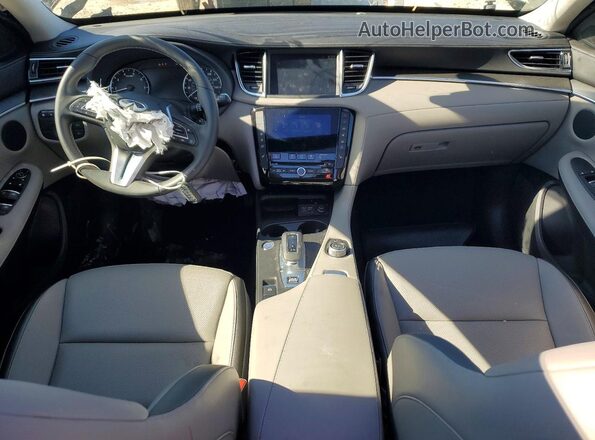 3PCAJ5BB3SF109604 2025 INFINITI QX50 Blue Vista del cuadro de instrumentos