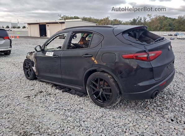 ZASPAJANXK7C71340 2019 ALFA ROMEO STELVIO Black Trasero derecho