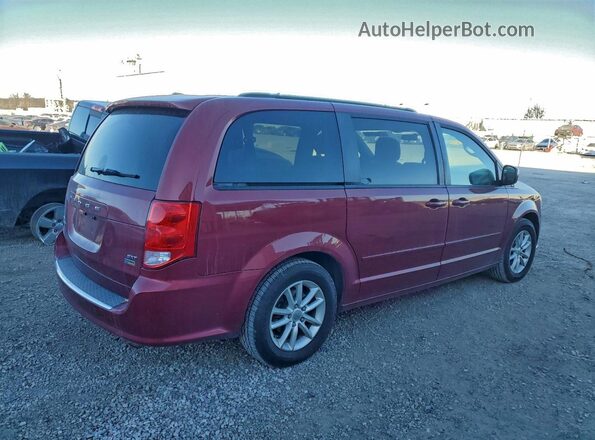 2C4RDGCG8GR310121 2016 DODGE CARAVAN Бордовый Передняя правая четверть