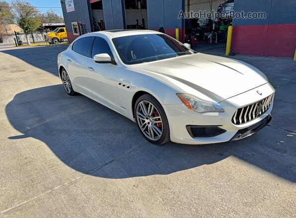 ZAM56RPS0H1236696 2017 MASERATI QUATTROPOR Белый Задняя левая четверть