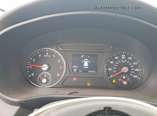 5XYPG4A37LG623169 2020 KIA SORENTO Белый Вид щитка приборов