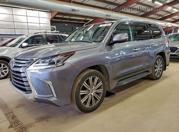 JTJHY7AX5G4194668 2016 LEXUS LX570 Серый Задняя левая четверть