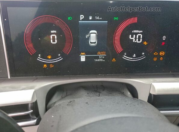 5NMJB3DE7TH613954 2026 HYUNDAI TUCSON Серый Вид щитка приборов