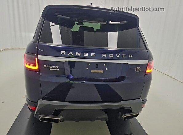 SALWR2RU8KA862566 2019 LAND ROVER RANGE ROVER Синий Панорамный вид салона 360°