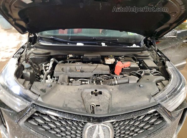 5J8TC1H68PL008876 2023 ACURA RDX Black Vista de la etiqueta del VIN