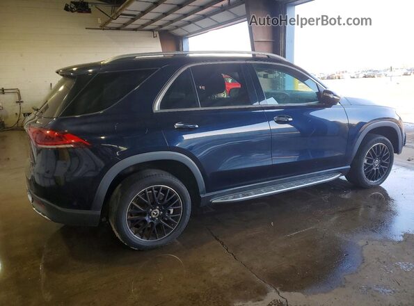 4JGFB4KB2LA007603 2020 MERCEDES-BENZ GLE-CLASS Синий Передняя правая четверть
