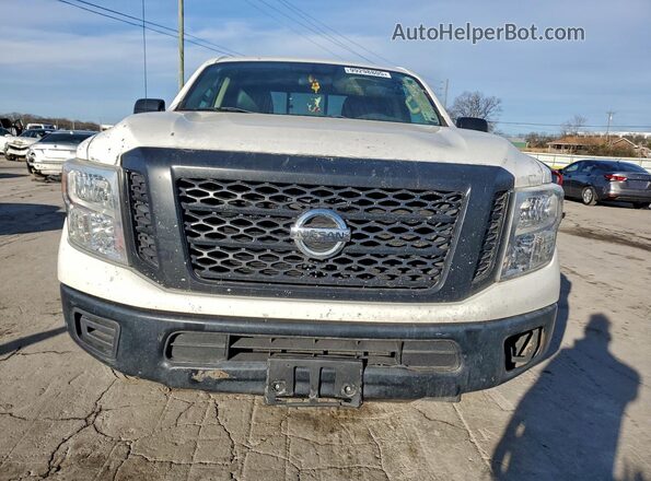 1N6BA1F31JN519427 2018 NISSAN TITAN Белый Вид сзади