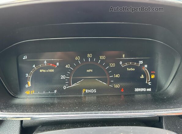 1LN6L9NP8L5601946 2020 LINCOLN CONTINENTA Черный Вид щитка приборов