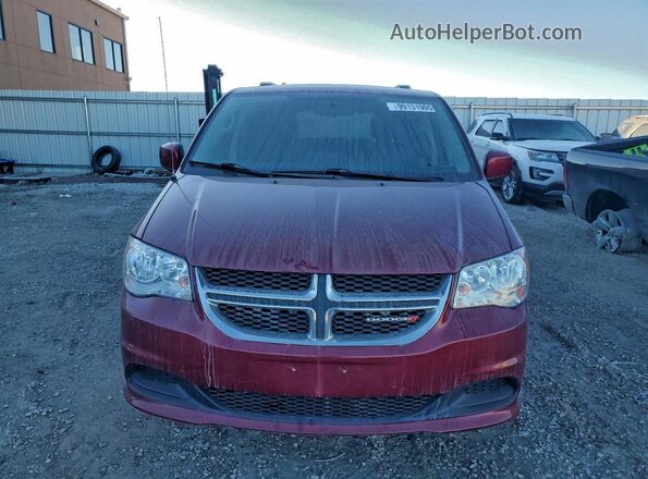 2C4RDGCG8GR310121 2016 DODGE CARAVAN Бордовый Вид сзади